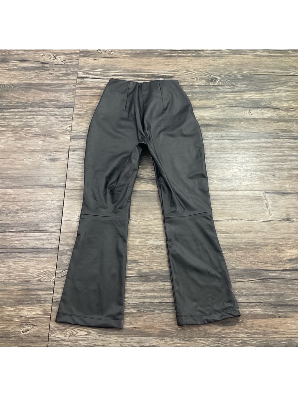 Tuckernuck Ashford Black Faux Leather cropped pants